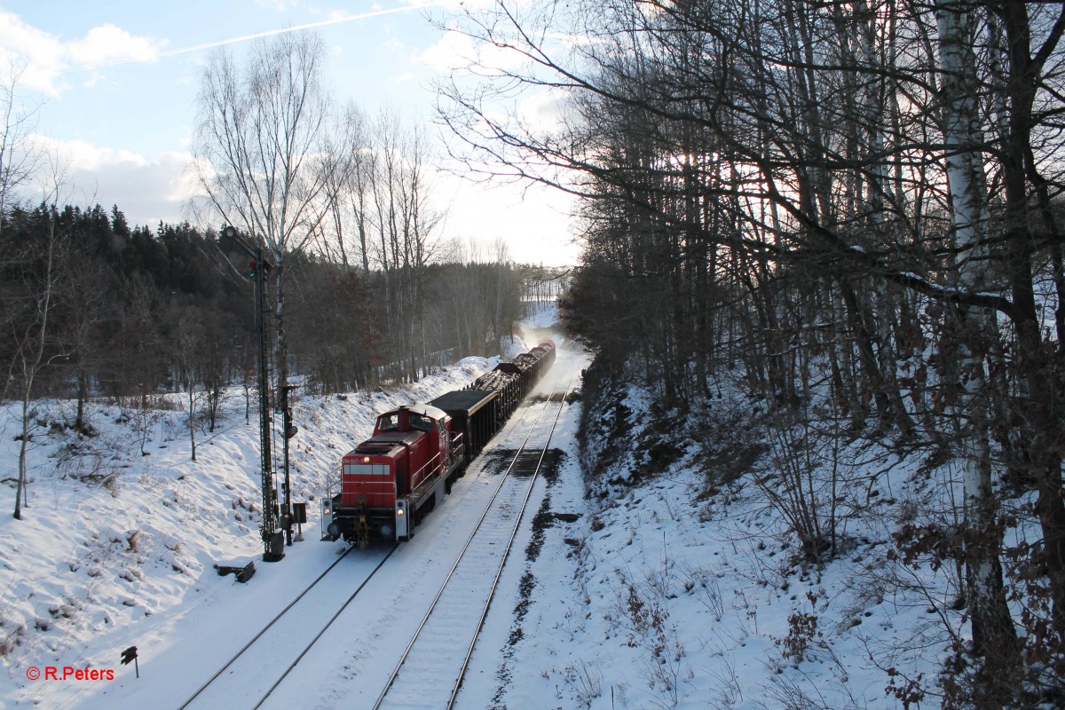 294 647-3 zieht ausnahmsweise mal den 56743 NNR - NMR bei Reuth bei Erbendorf. 08.02.15