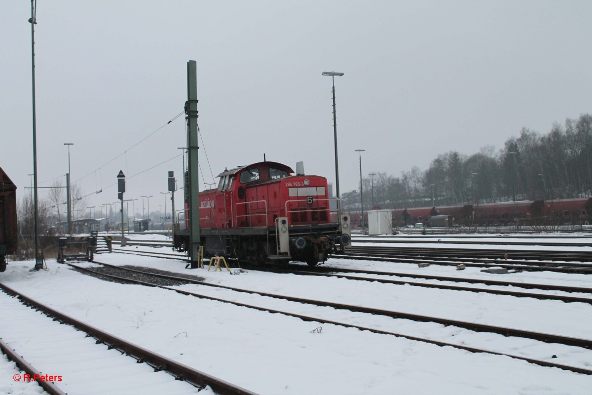 294 765-3 abgestellt in Marktredwitz. 02.02.13