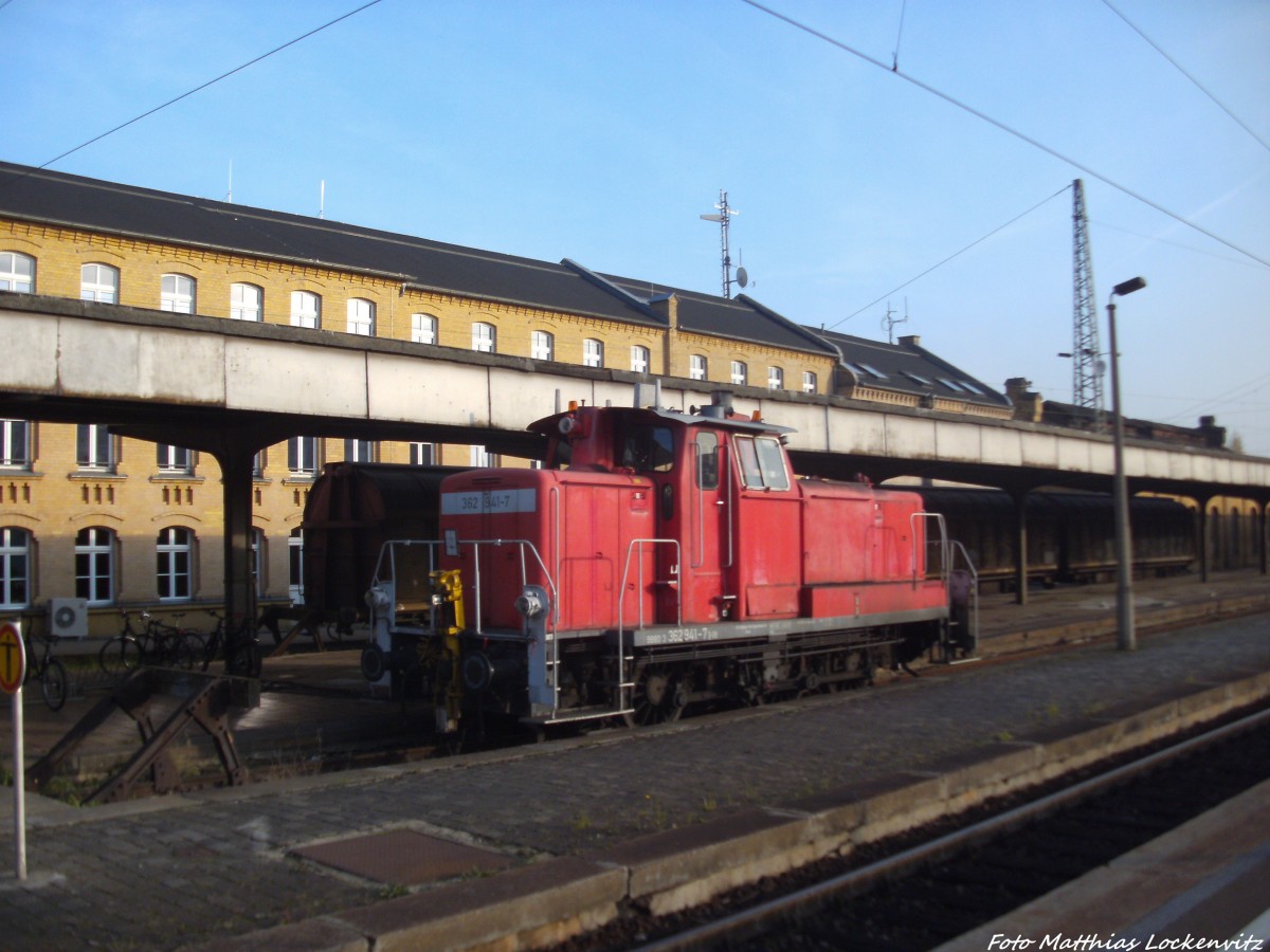 362 941-7 abgestellt im Bahnhof Halle (Saale) Hbf am 27.11.14