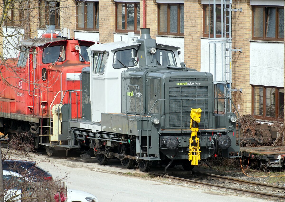 365 221-1 von Railadventure in Ulm am 08.03.2020. Vollständige Lok Nr.:  98 80 3 365 221-1 D-RADVE.
