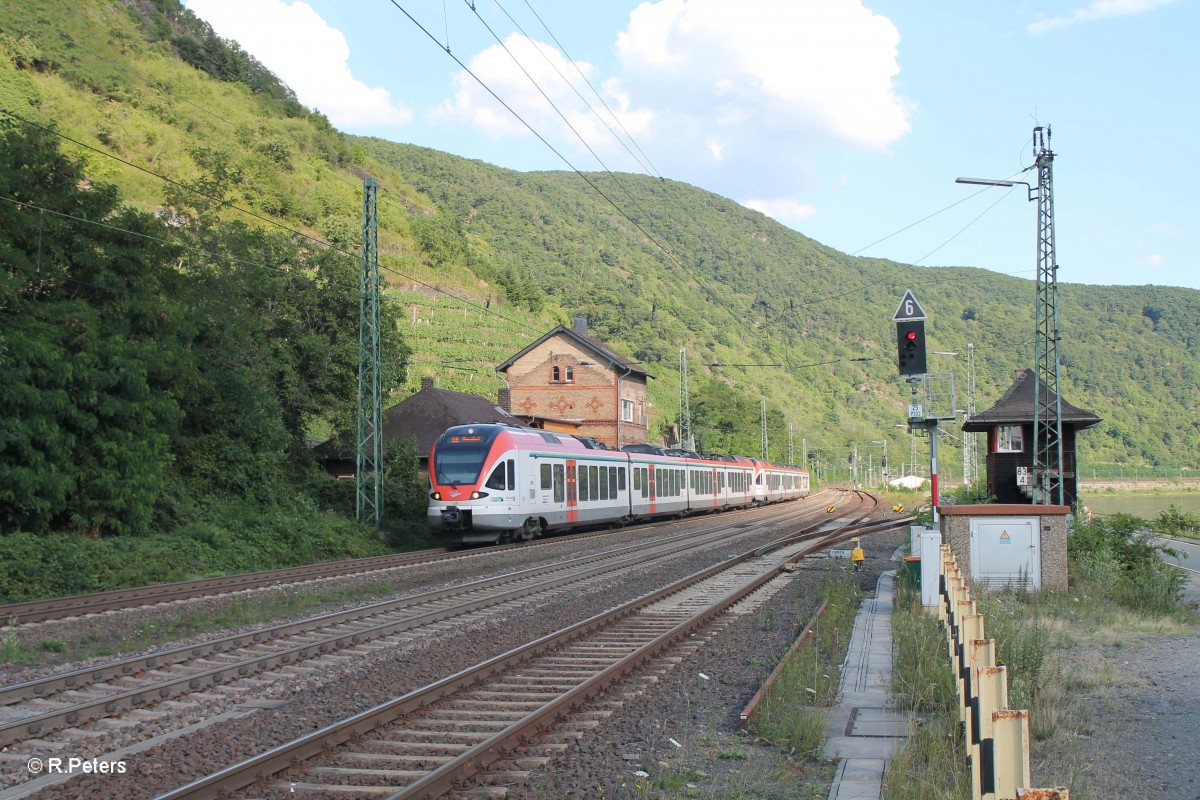 408 + 401 erreichen Kaub als SE25076 Frankfurt/Main - Neuwied. 05.08.14