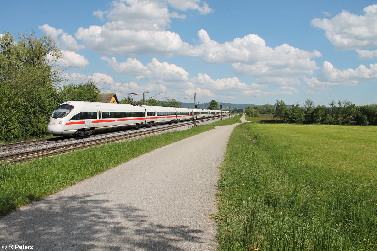 415 021-4  Homburg/Saar  als ICE 26 Wien - Koblenz bei Pölling. 14.05.24