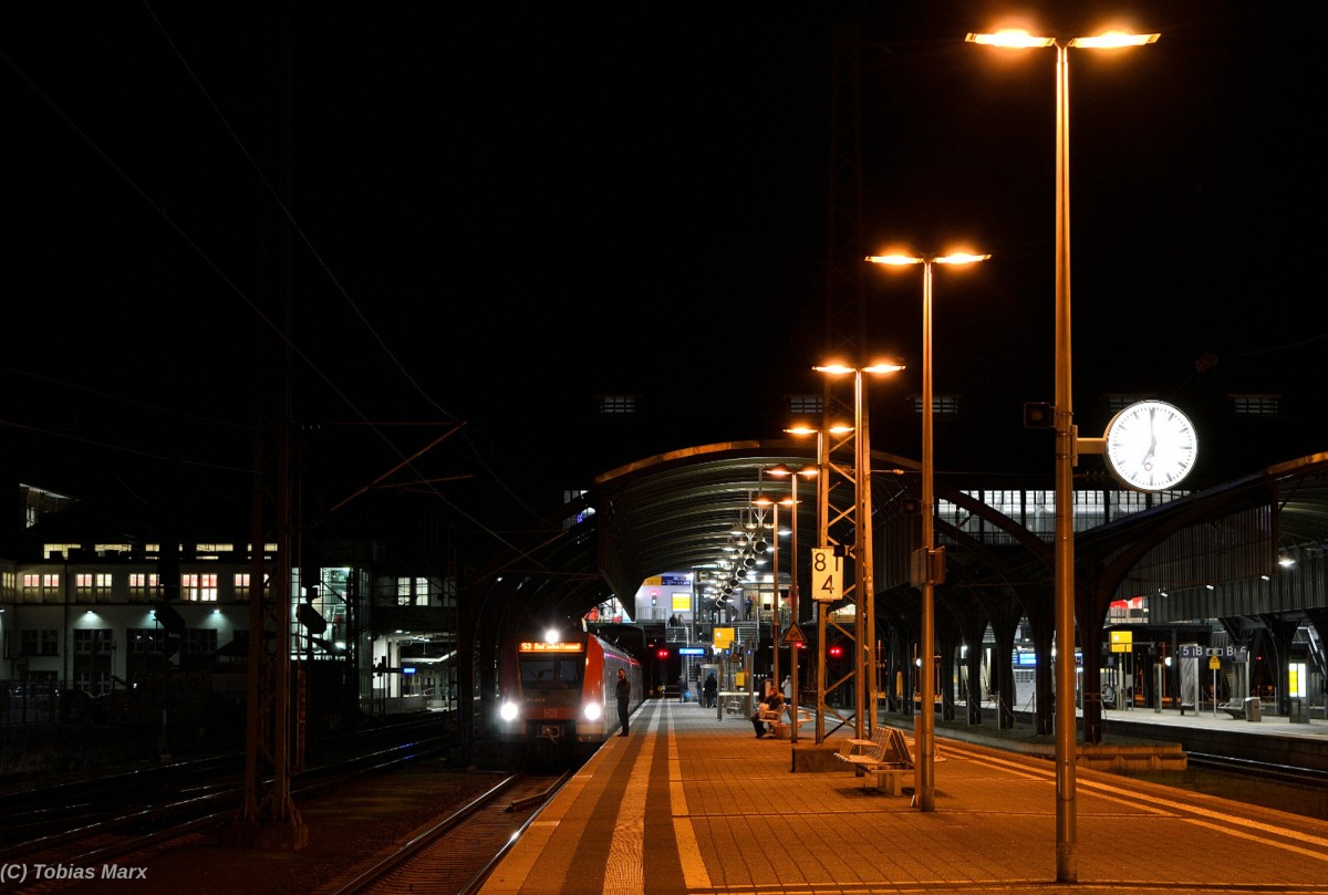 423 407-6 als S3 nach Bad Soden am 06.02.2016 im Darmstädter Hbf.