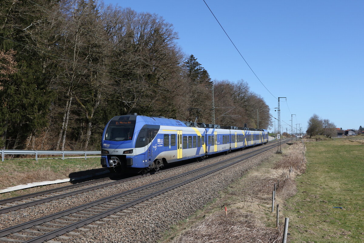 430 028 aus Freilassing kommend am 20. Mrz 2025 bei Hufschlag.
