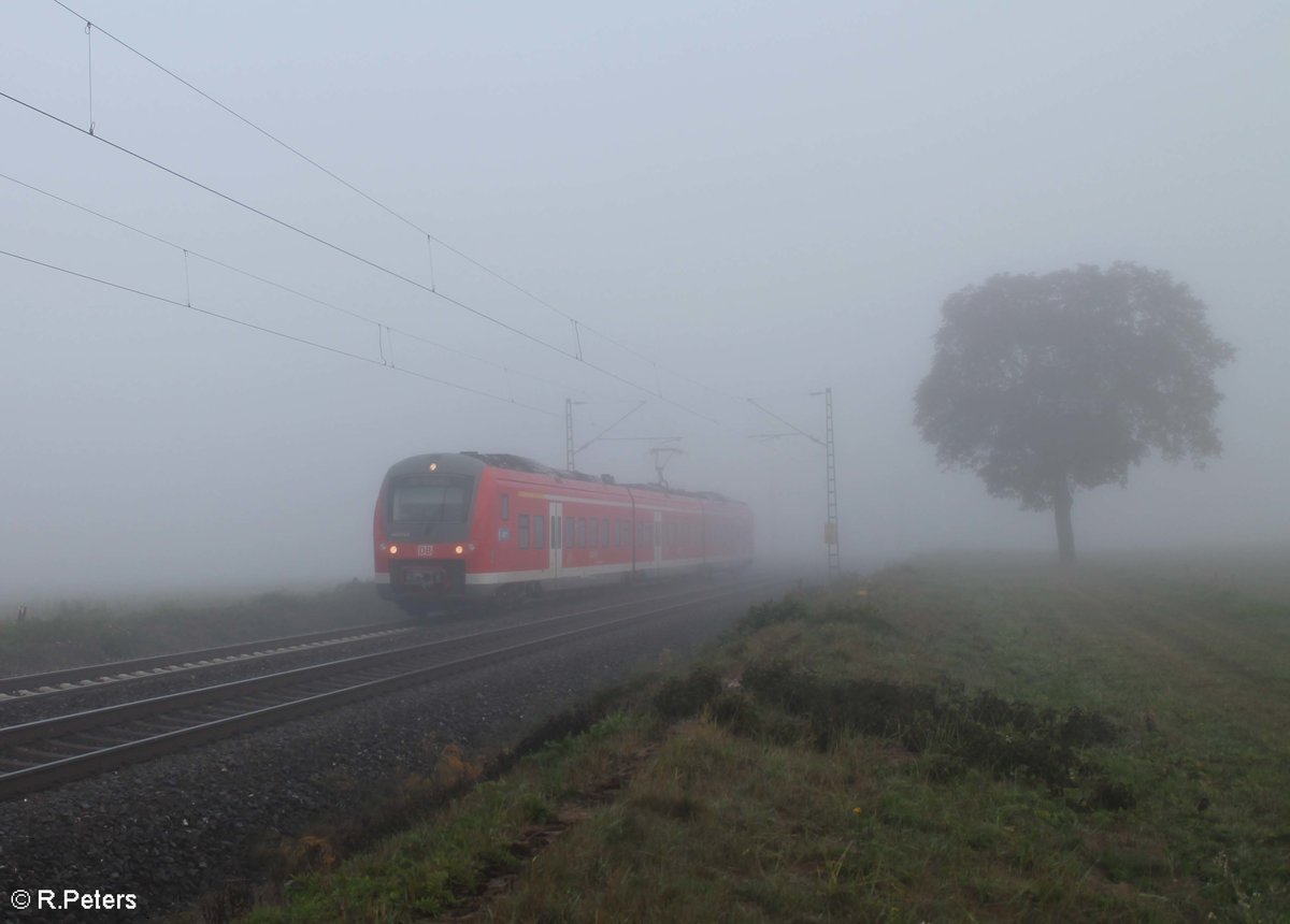 440 315-0 als RB 58021 Sterbfritz/Jossa - Bamberg kurz vor Retzbach-Zellingen. 13.10.18