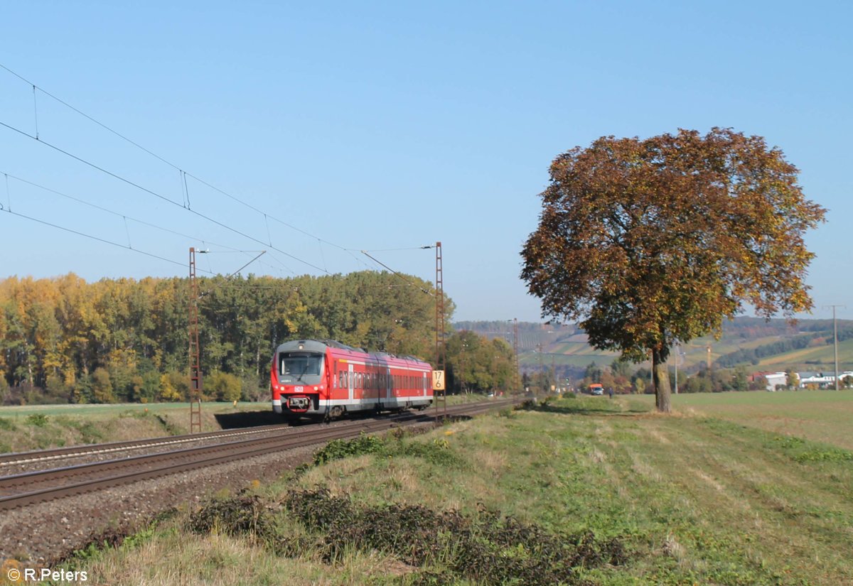 440 325-9 als RB 58029 / 58033 Jossa - Bamberg kurz vor Retzbach-Zellingen 13.10.18