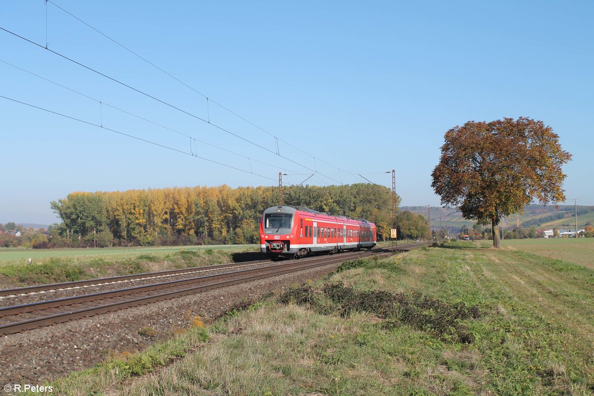 440 325-9 als RB 58029 / 58033 Jossa - Bamberg kurz vor Retzbach-Zellingen 13.10.18