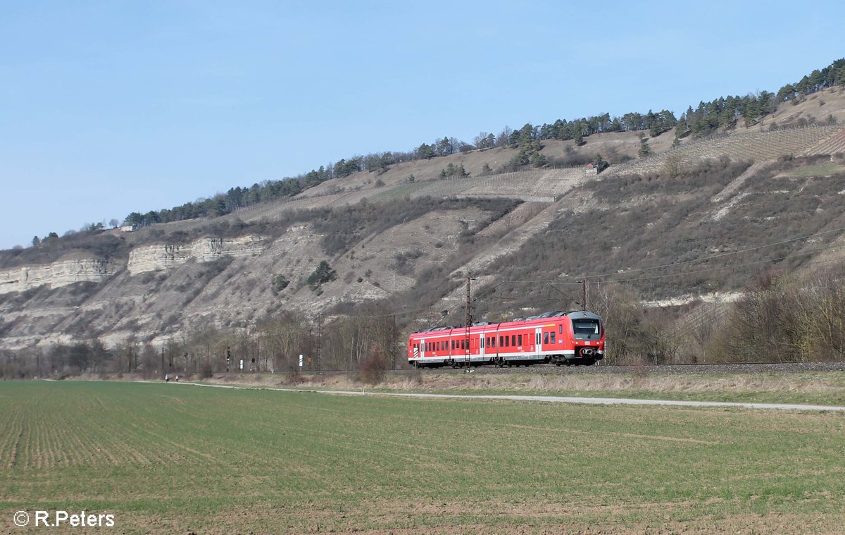 440 326-7 als RB 58049 Jossa - Bamberg bei Thüngersheim. 16.03.17