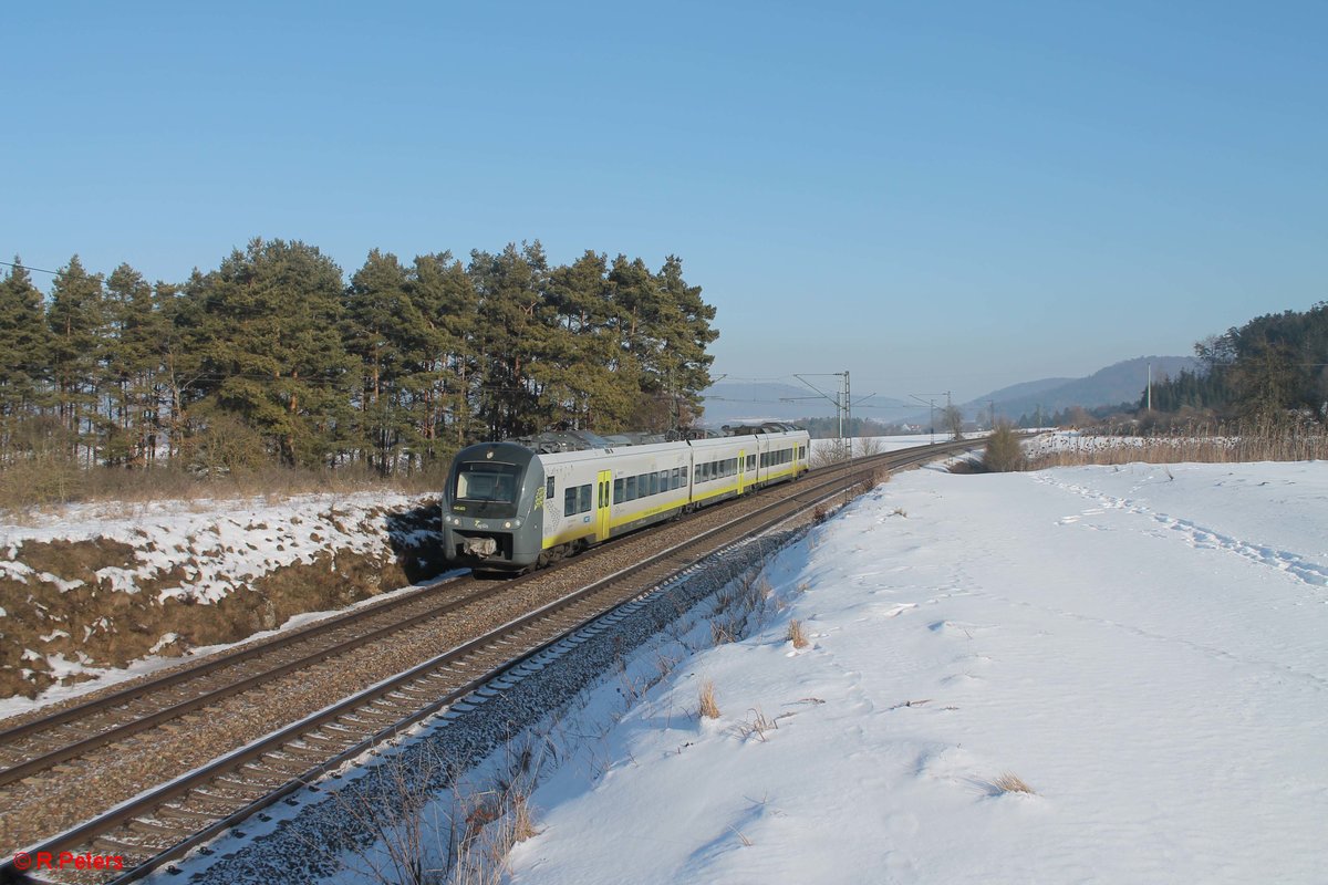 440 403 als ag84194 Plattling - Neumarkt(Oberpfalz) bei Darshofen. 21.01.17