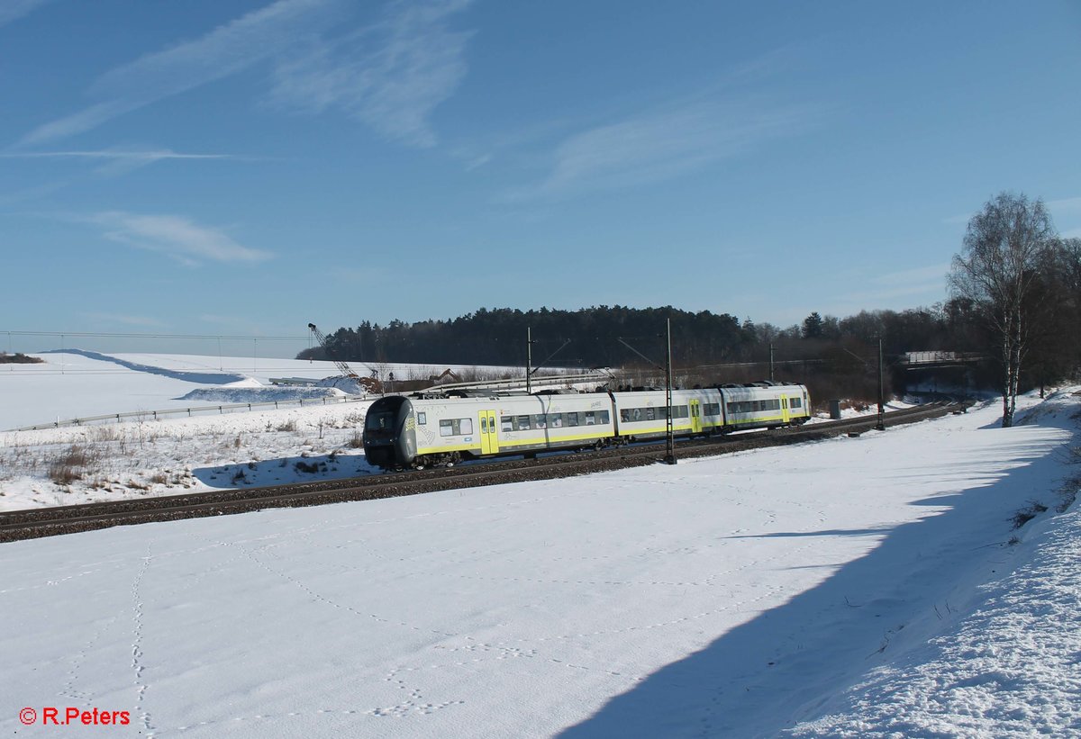 440 410 als ag84188 Plattling - Neumarkt(Oberpfalz) bei Sinsgrün. 19.01.17