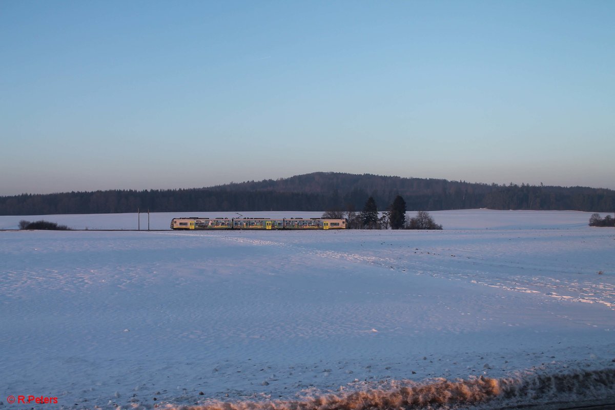 440 412  Werbung Stadt Donauwörth  als AG84203 Neumarkt(Oberpfalz) - Plattling bei Seubersdorf. 21.01.17