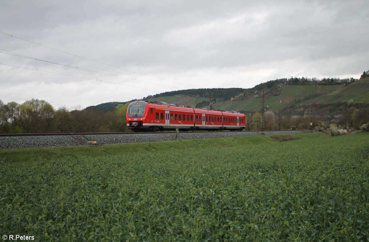 440 813-4 als RB53 RB58039 Jossa - Würzburg bei Himmelstadt. 28.03.24