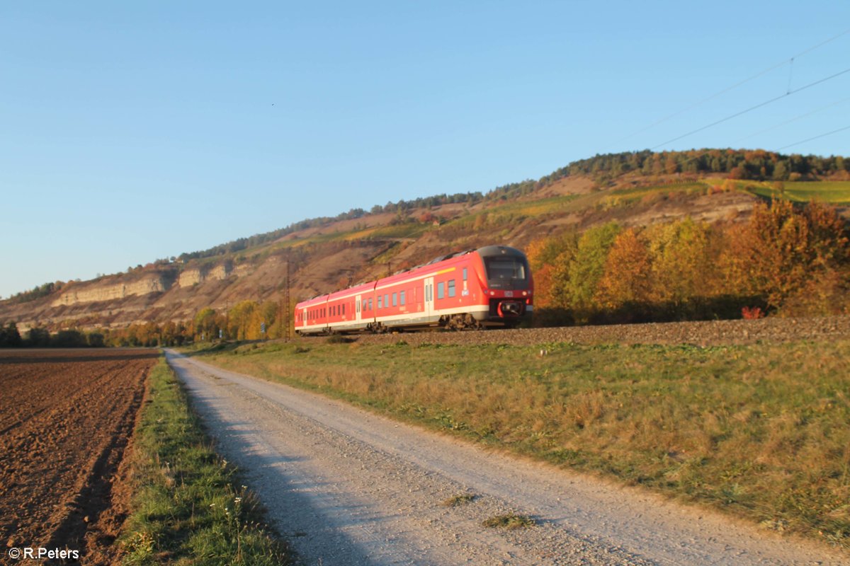 440 als RB 58067/69 Sterbfritz - Bamberg bei Thüngersheim. 13.10.18