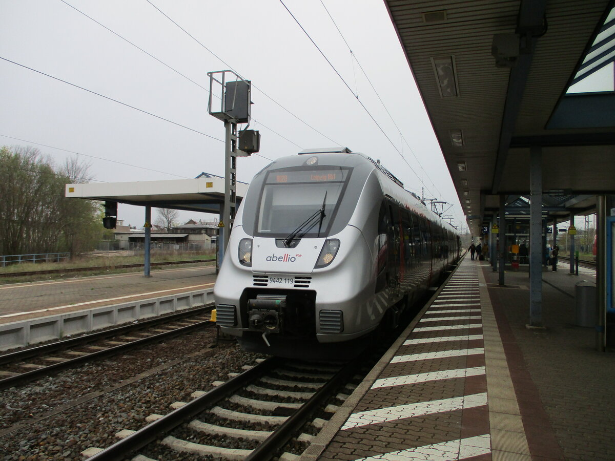 442 119,am 26.April 2022,nach Leipzig,in Gotha.