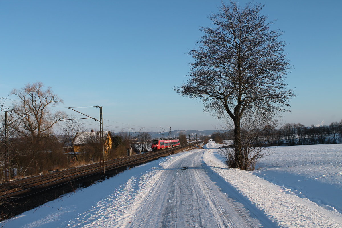 442 266 als R5 39352 Neumarkt/Oberpfalz - Nürnberg HBF bei Pölling. 26.01.17