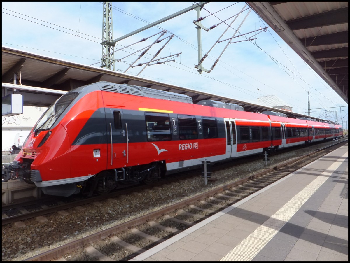 442 345 in Rostock am Hauptbahnhof am 13.04.2014