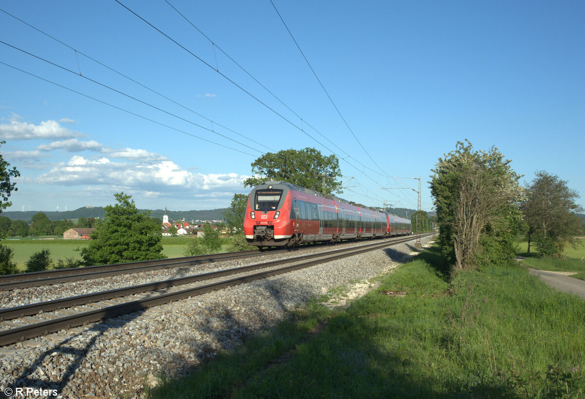 442 725  Münsterstadt Heilbronn  als S1 39190 Neumarkt/Oberpfalz - Erlangen bei Pölling. 14.05.24