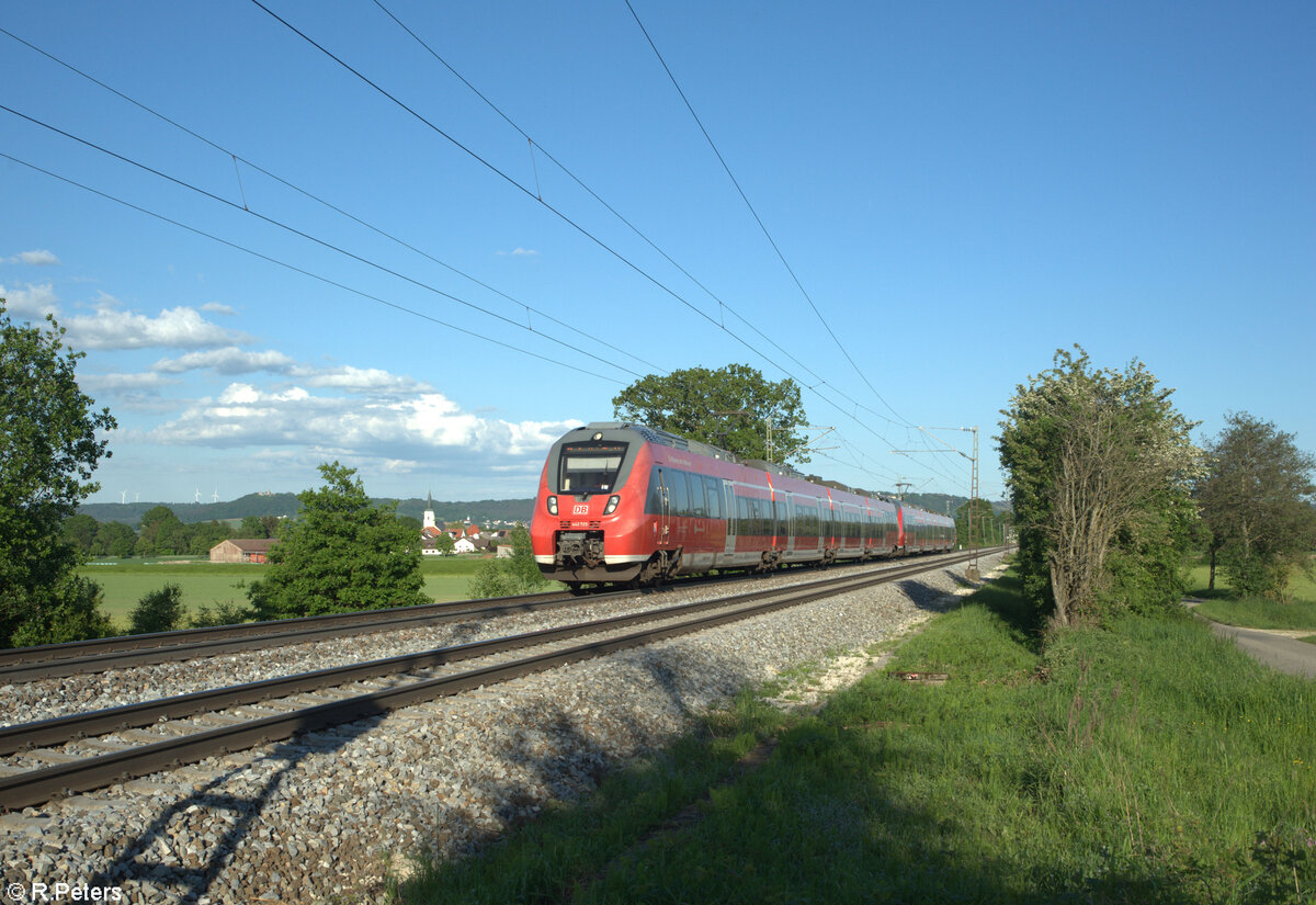 442 725  Münsterstadt Heilbronn  als S1 39190 Neumarkt/Oberpfalz - Erlangen bei Pölling. 14.05.24