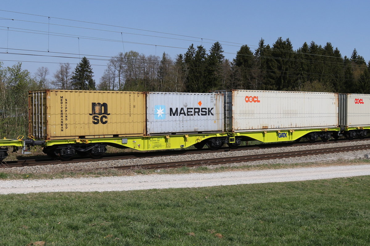 4850 401 (Sggrs) von  GATX  am 12. April 2020 bei Grabensttt.