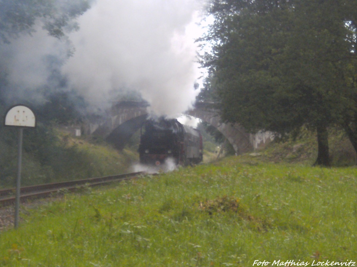 52 8079 am Zugende unterwegs nach Bergen auf Rgen am 14.6.14