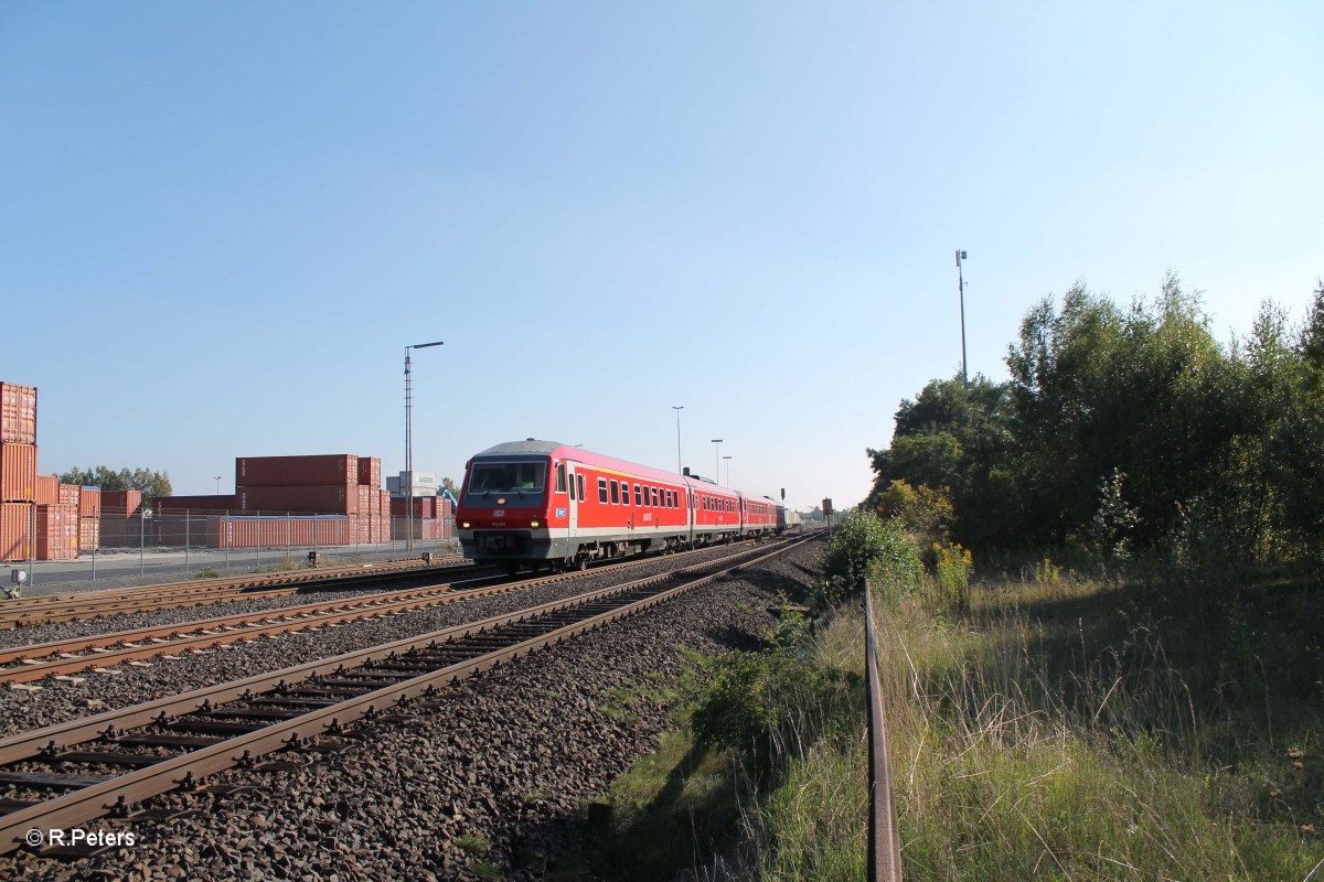 610 503 + 020 als RE nach Hof in Wiesau. 24.09.13