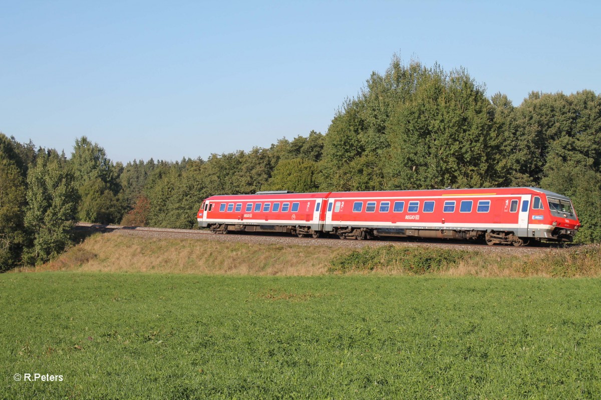 610er in der Kurve Oberteich. 01.10.13