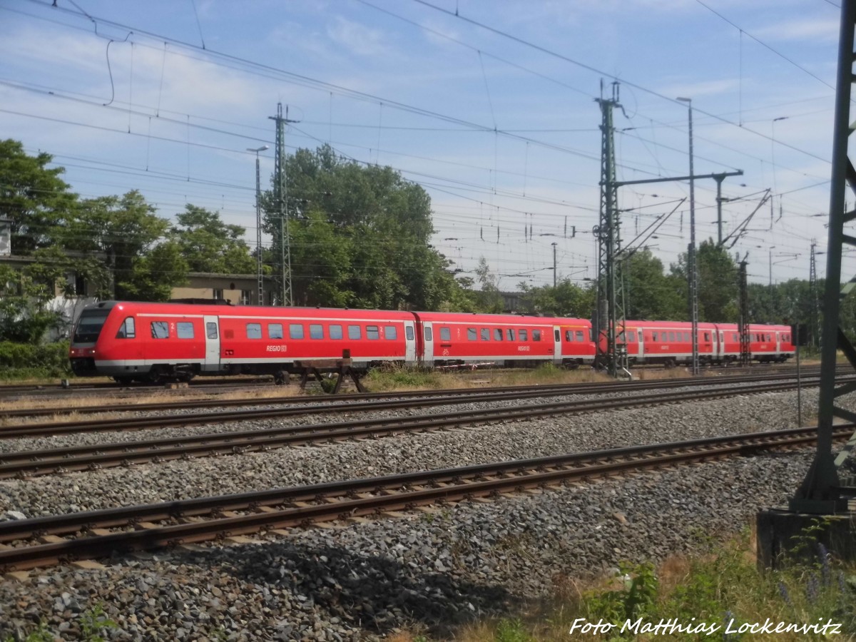 612 010 / 510 und 612 013 / 513 unterwegs in den Hallenser Hbf am 14.6.15