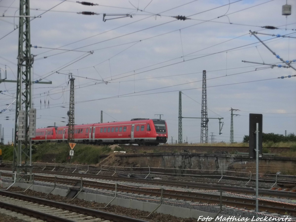 612er Im Doppelpack aus Goslar bei der einfahrt in Hale (Saale) am 10.6.15