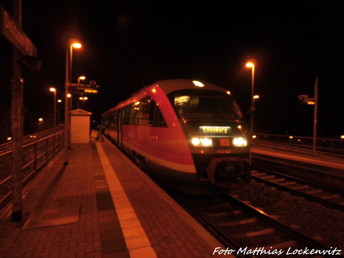 642 147 / 642 647 im Bahnhof Delitzsch ob Bf am 17.12.15