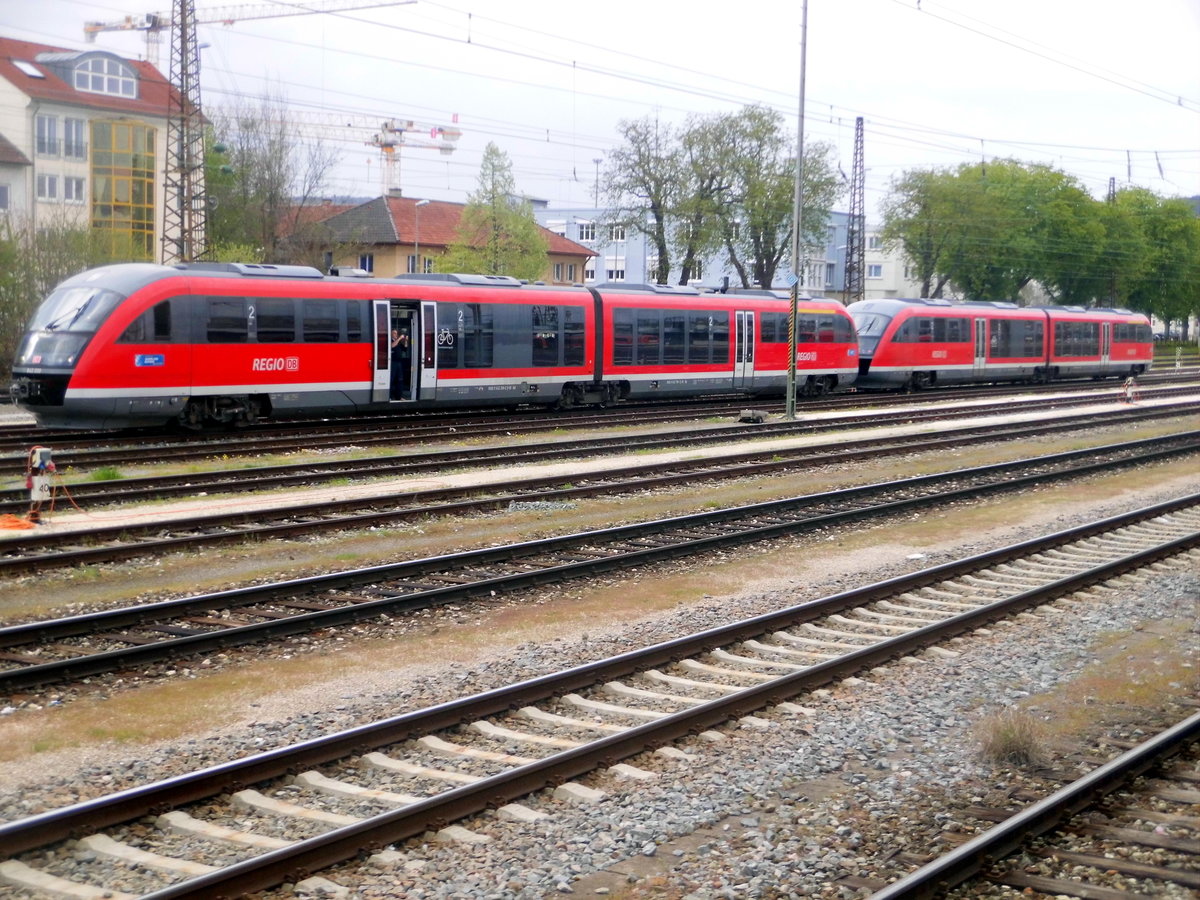 642er abgestellt im Ulmer Hbf am 19.4.17