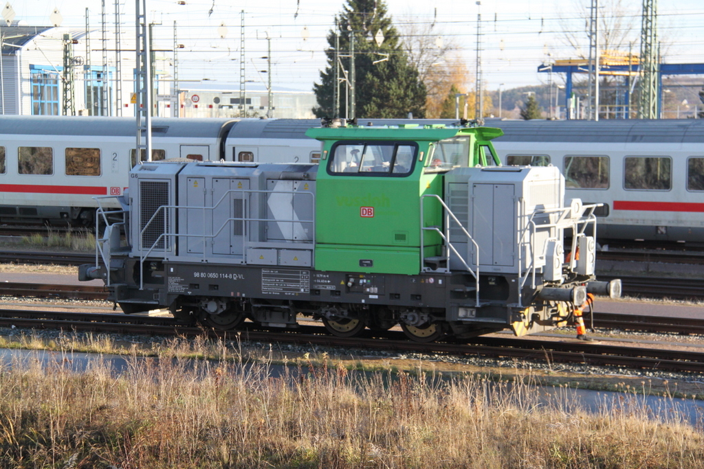 650 114-8 war am Vormittag des 20.11.2016 im BW Rostock Hbf zu Gast.