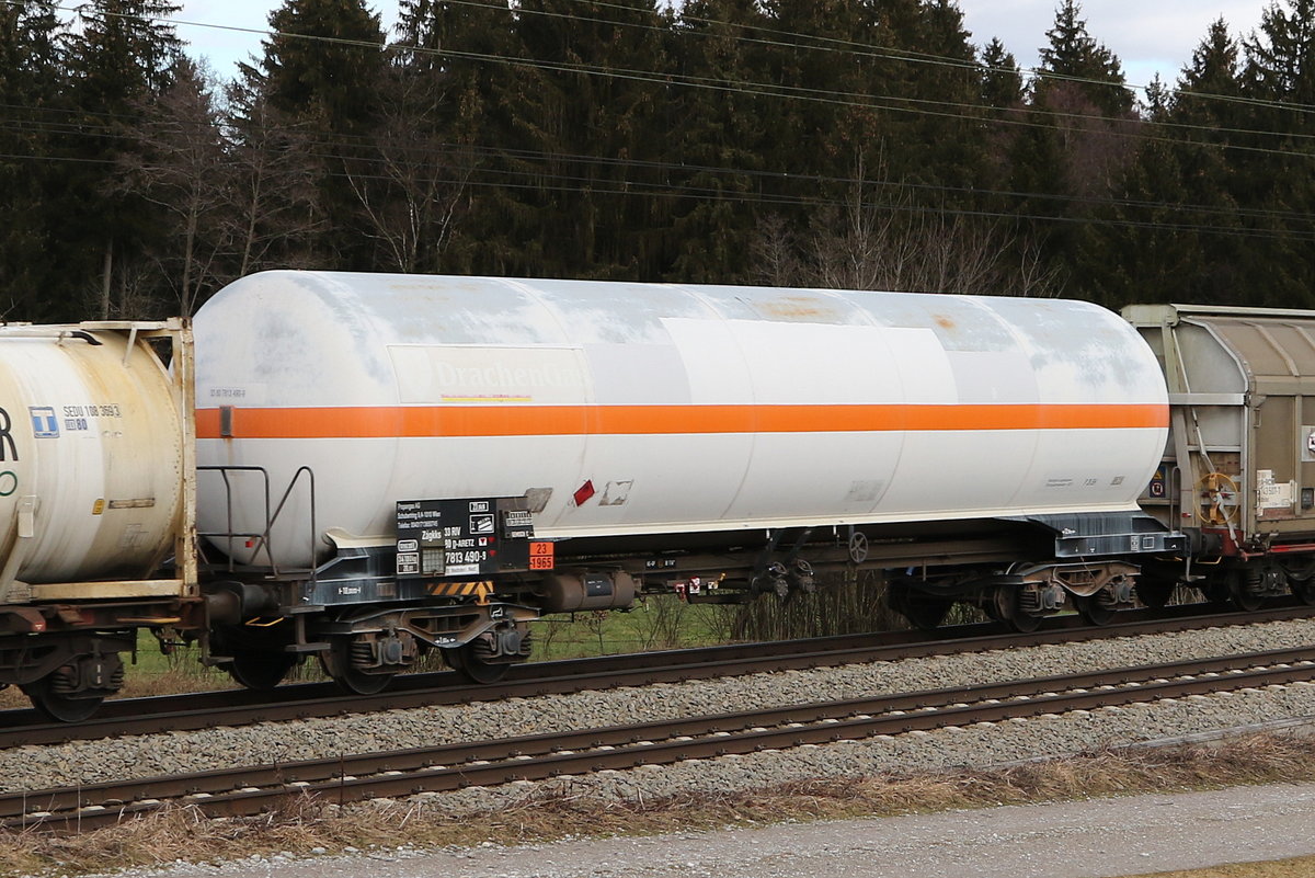 7813 490 (Zagkks) der  Aretz GmbH  am 4. Februar 2021 bei Grabensttt.