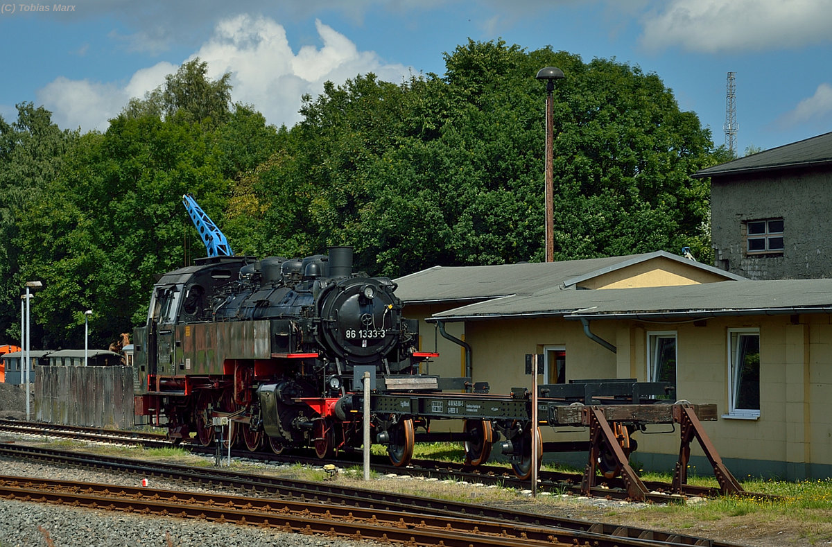 86 1333-3 der Press am 17.07.2016 in Putbus abgestellt.