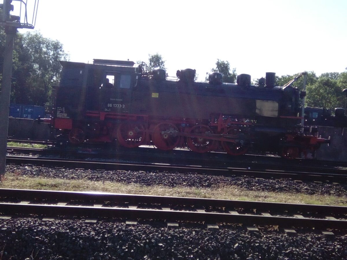 86 1333 abgestellt in Putbus am 6.7.17