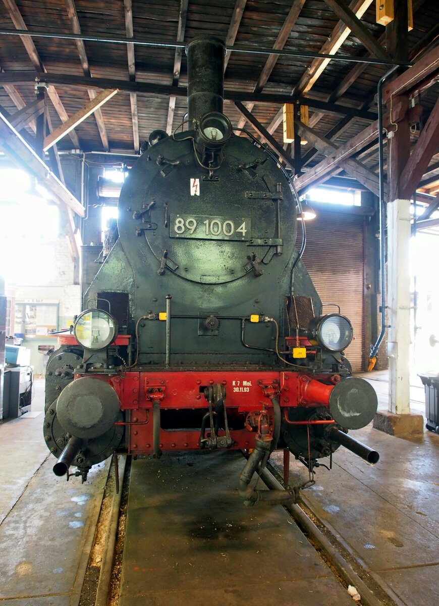 89 1004 im Eisenbahnmuseum Halle am 20.07.2019.
