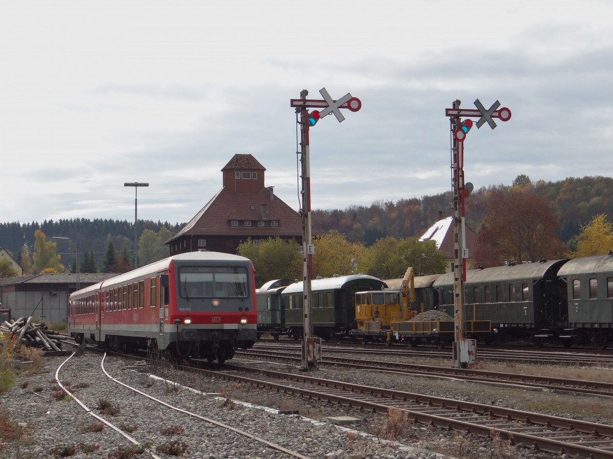 928/628 334 zusehen am 25.07.14 in M�nsingen 