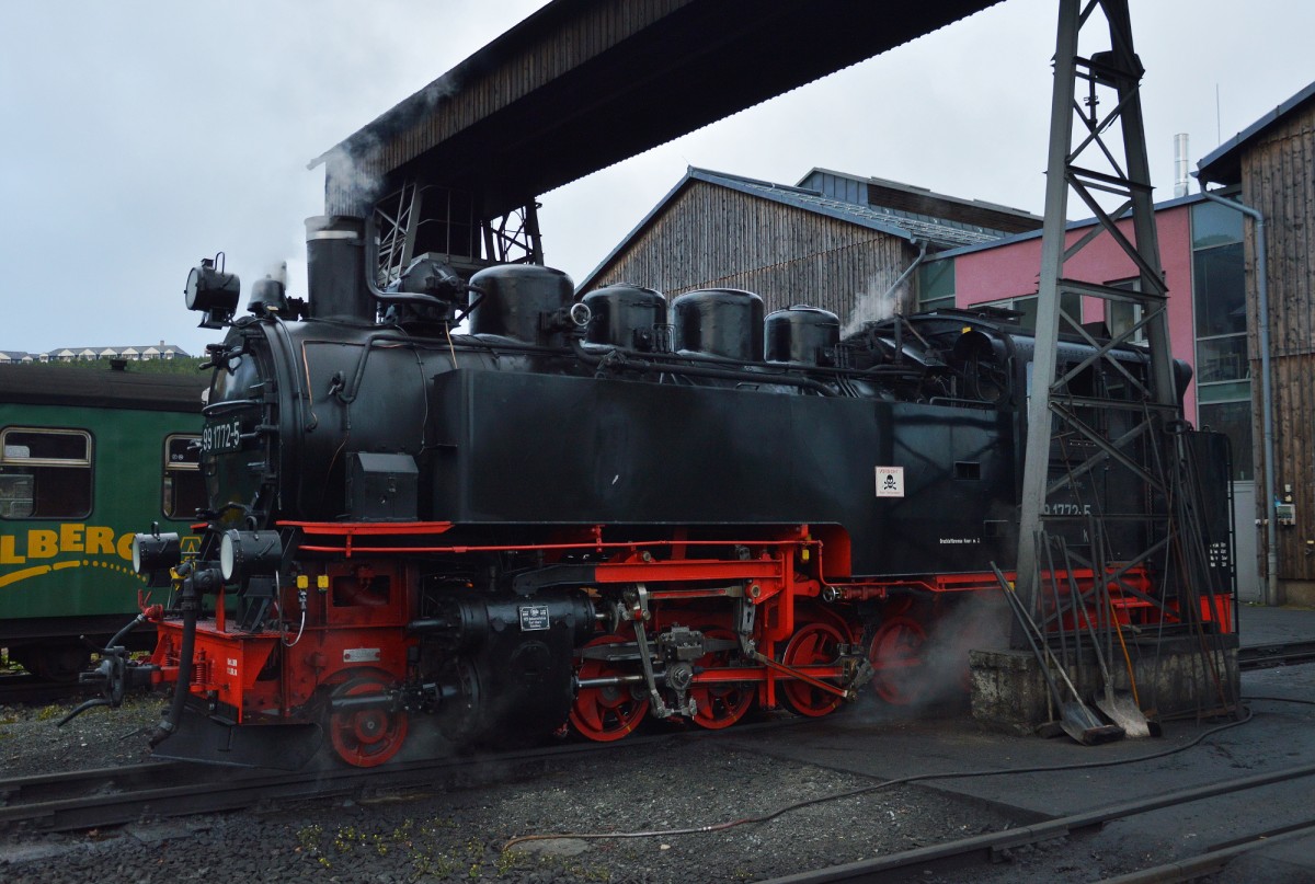 99 1772-5 im BW Oberwiesenthal am 25.10.2015