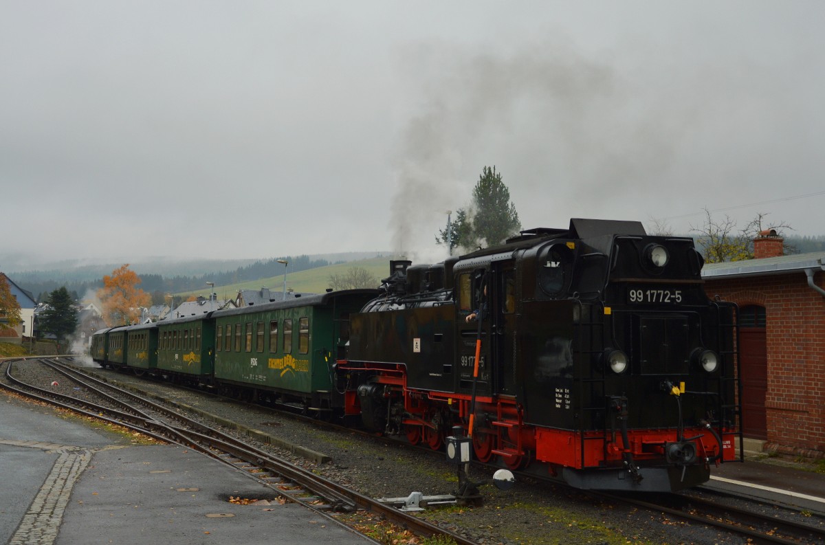 99 1772-5 mit P 1000 in Neudorf am 26.10.2015