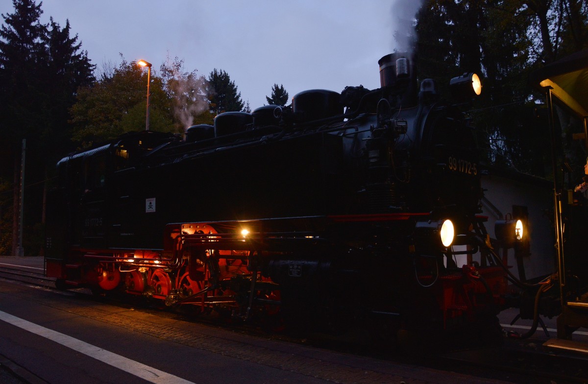 99 1772-5 mit P 1010 in Niederschalg am 25.10.2015
