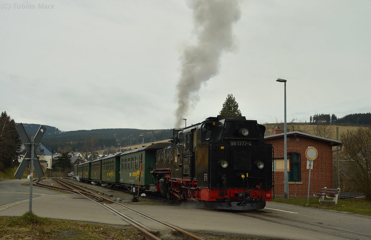 99 1777-4 mit P 1000 am 30.03.2016 in Neudorf