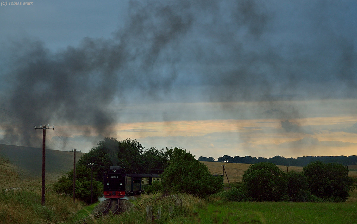 99 1781-6 mit P 113 vor Seelvitz am 18.07.2016