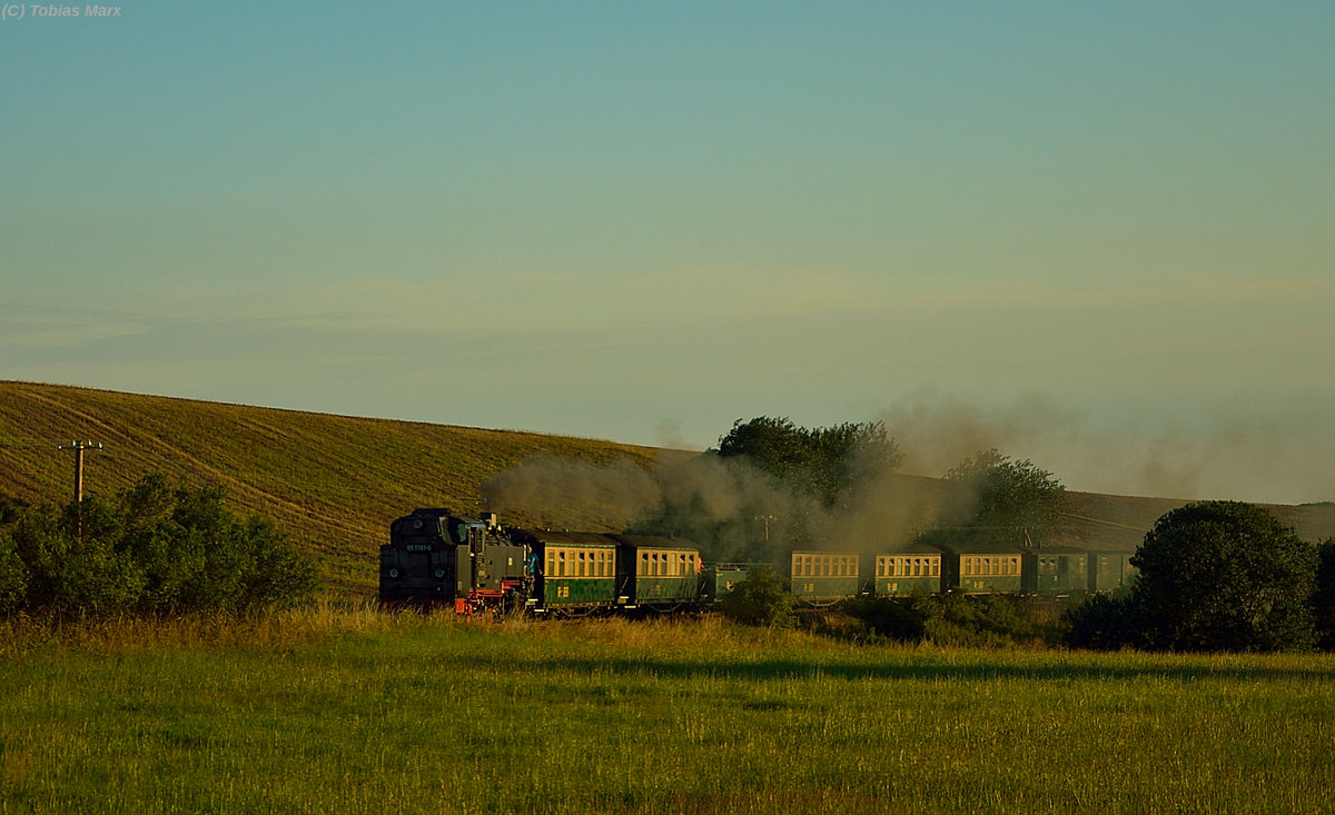 99 1781-6 mit P 113 vor Seelvitz am 21.07.2016
