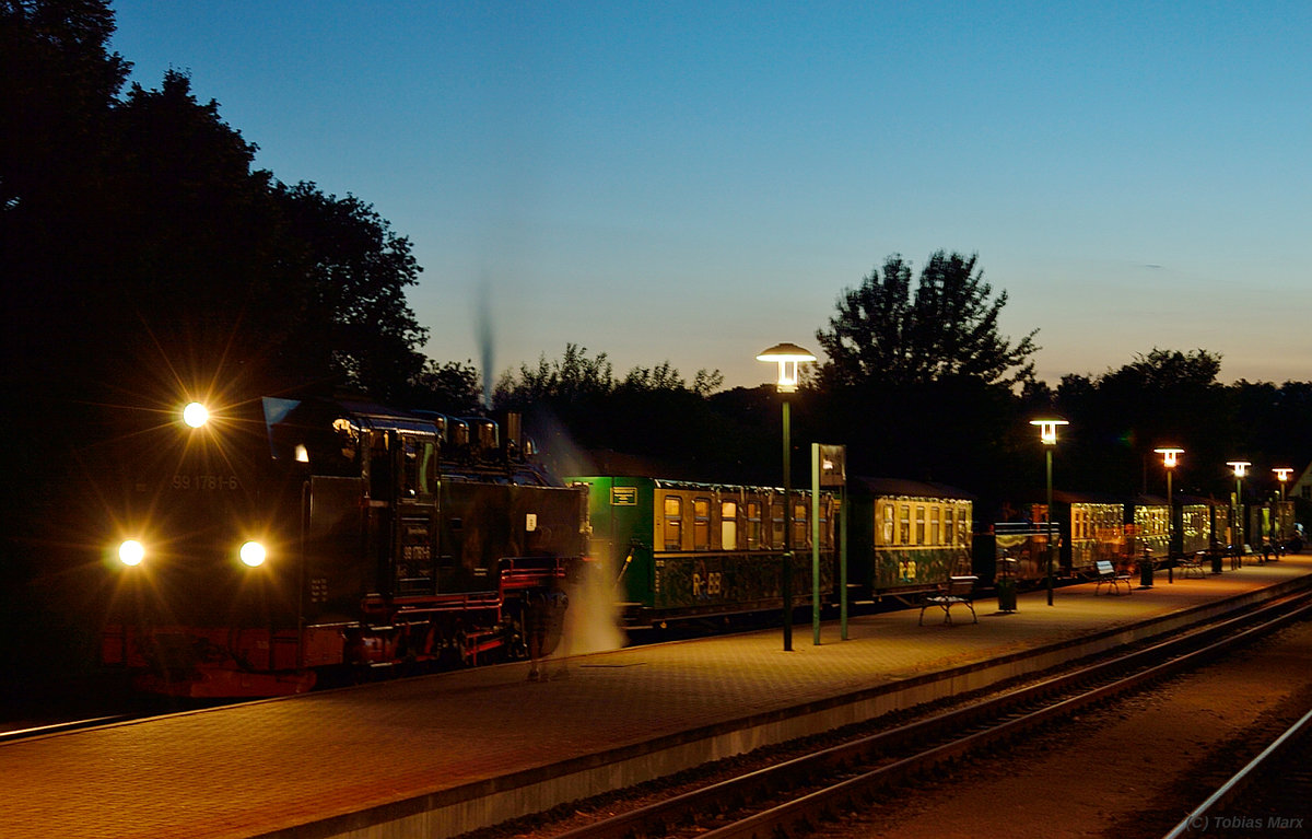 99 1781-6 mit P 115 am 21.07.2016 in Binz LB
