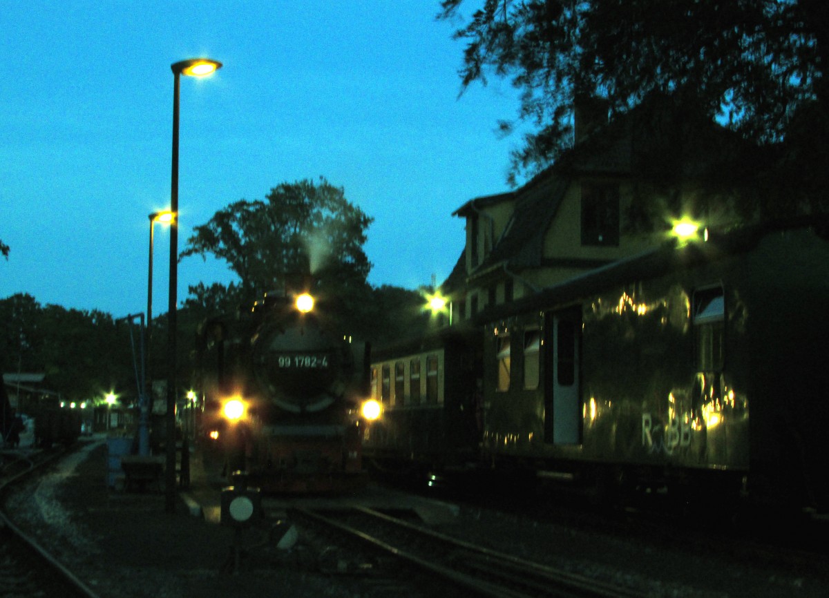 99 1782-4 am Abend des 01.08.2014 in Göhren
