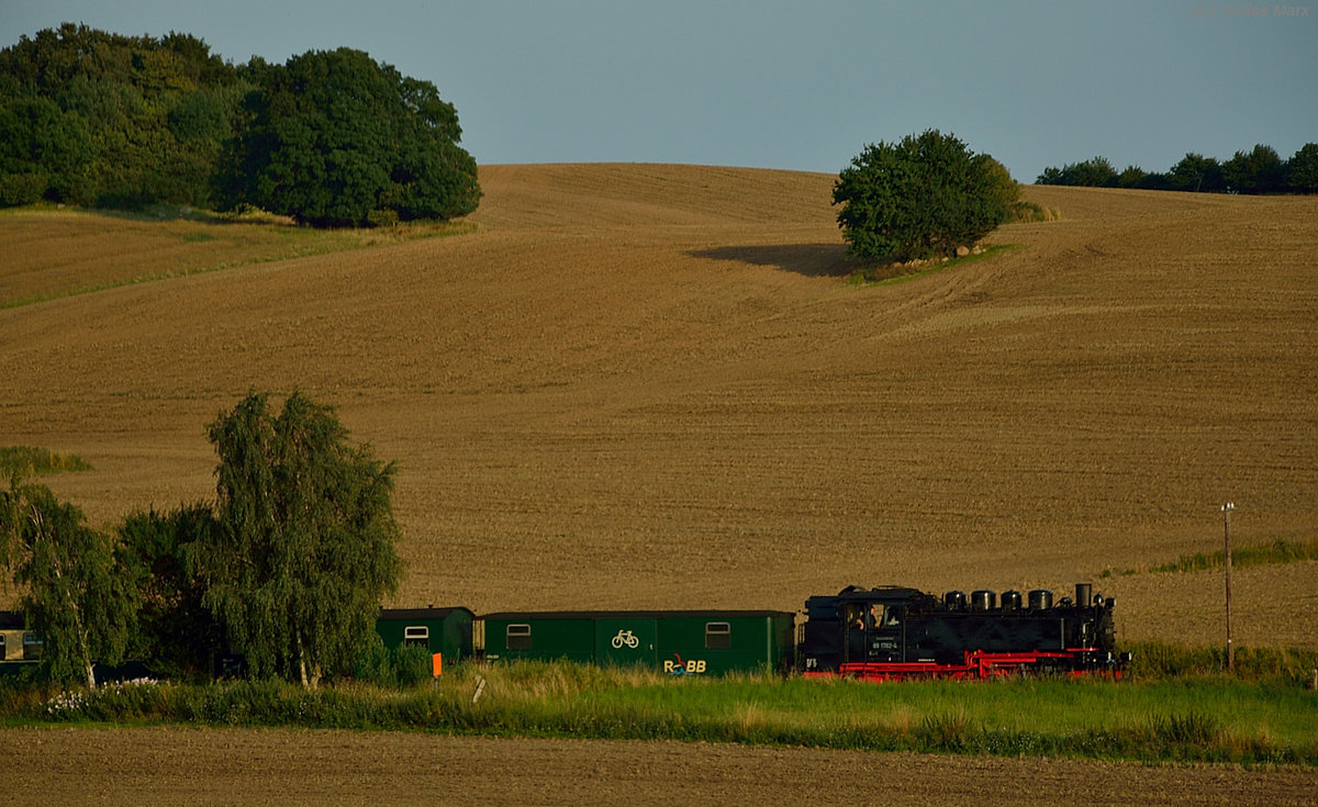 99 1782-4 kurz hinter Seelvitz am 23.07.2016 mit P 232