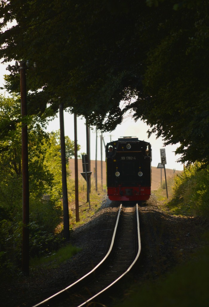 99 1782-4 rollt mit P 109 hinter Seelvitz Bergab am 06.08.2015