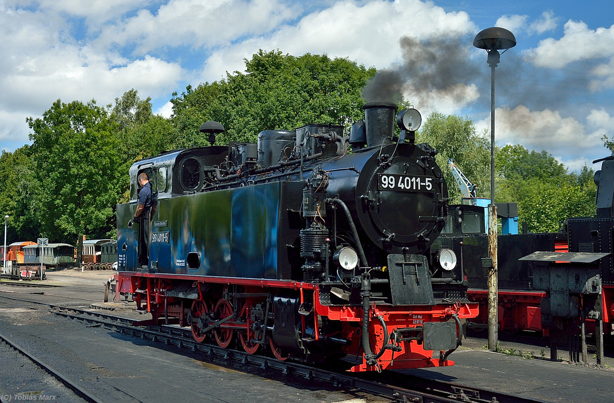 99 4011-5 am 17.07.2016 im BW Putbus