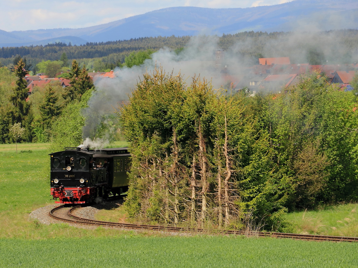 99 5901 am 20. Mai 2017 nahe Stiege.