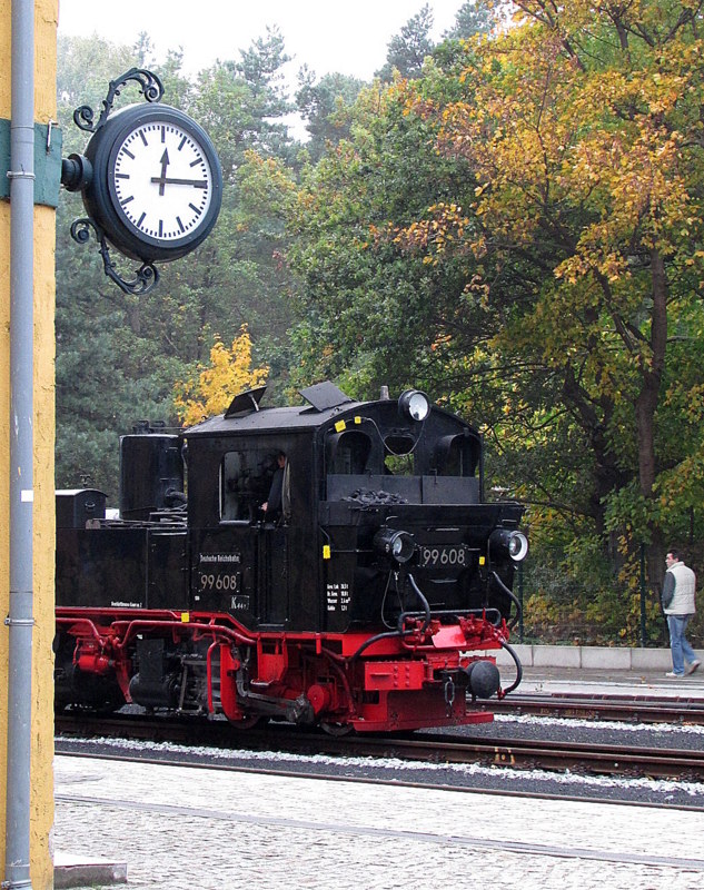 99 608 steht um 12:14 Uhr in G�hren am 13.Okt.2013