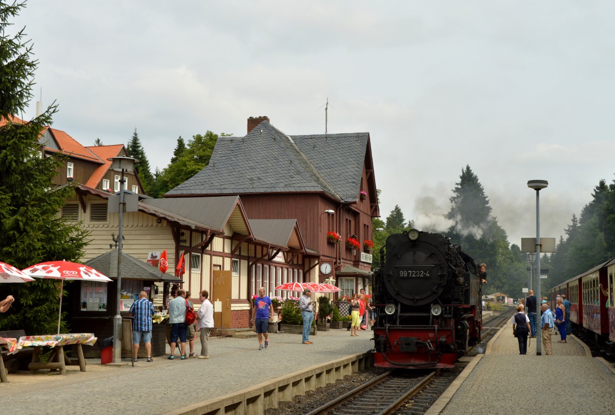 99 7232-4 beim Umsetzten in Drei-Annen-Hohne am 12.08.2015